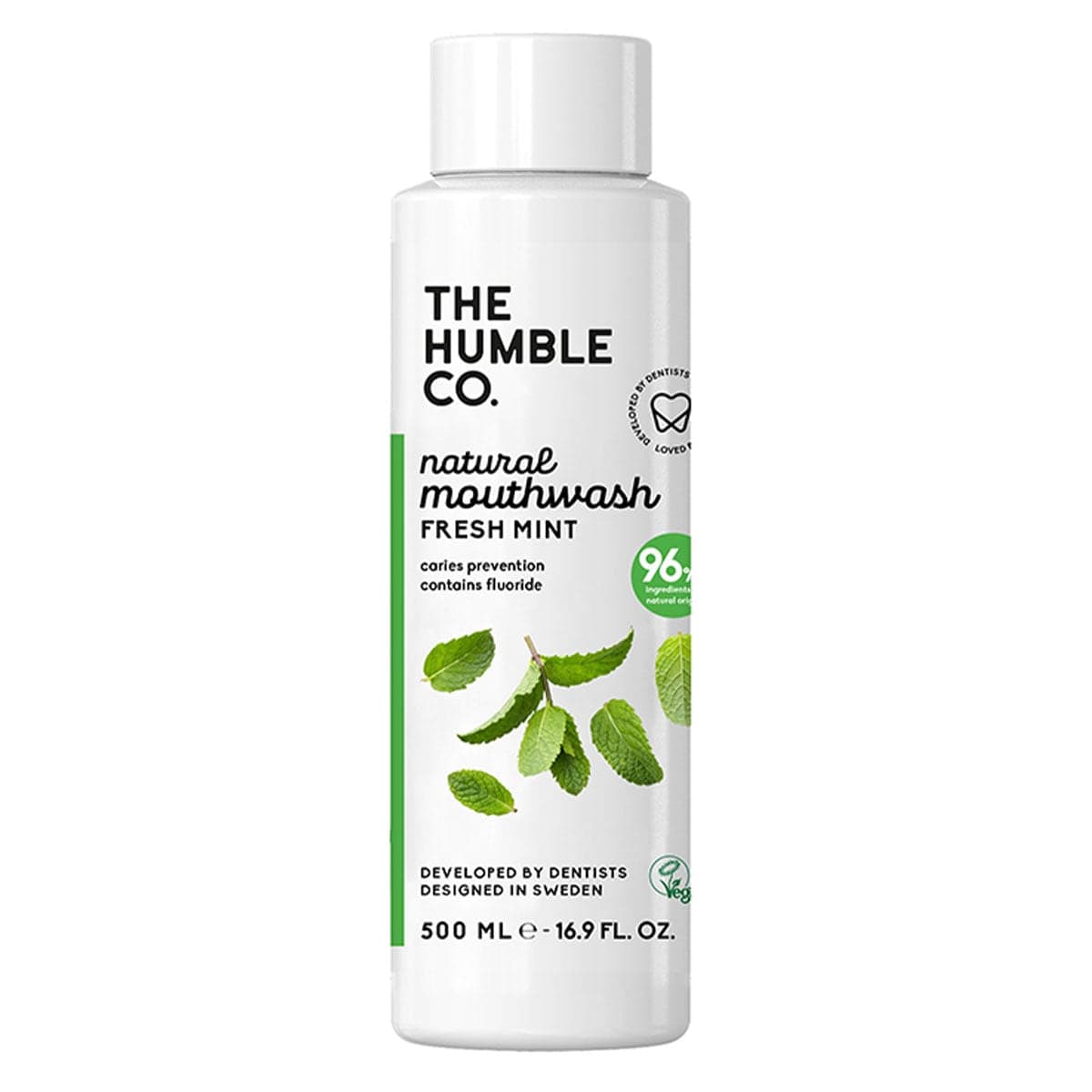 The Humble Co Mouthwash Fresh Mint 500ml