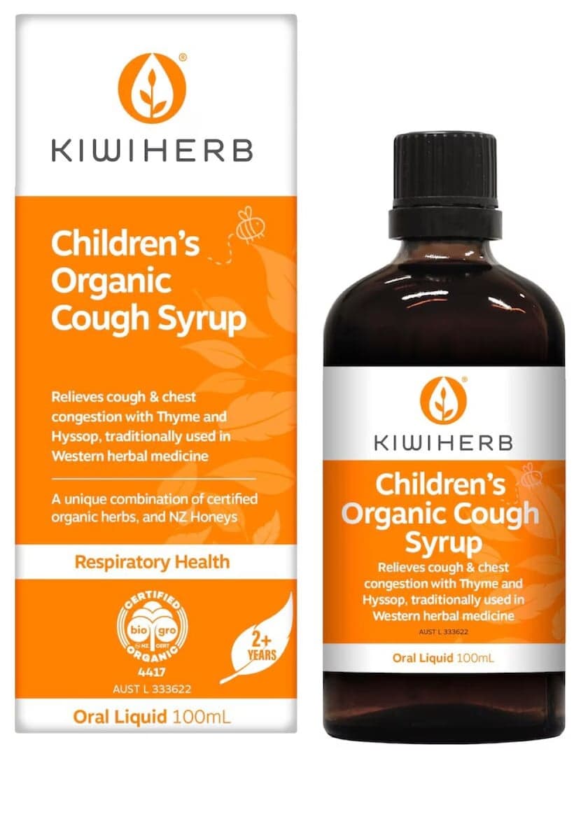 Kiwiherb Childrens Organic Cough Syrup 100ml