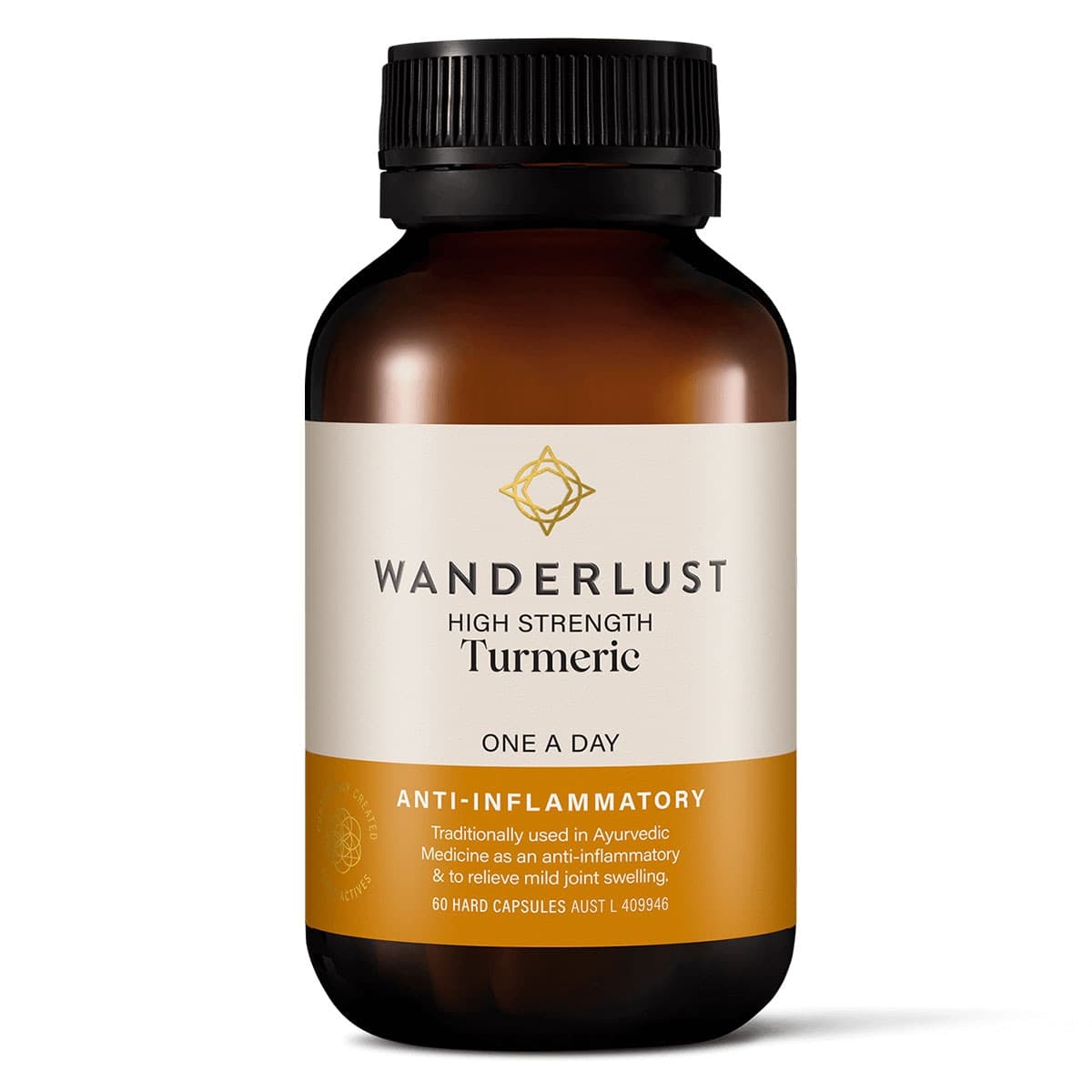 Wanderlust High Strength Turmeric 60 Capsules