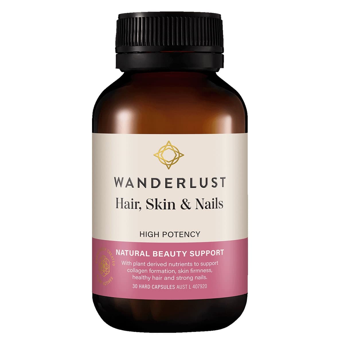 Wanderlust Hair Skin & Nails 30 Capsules
