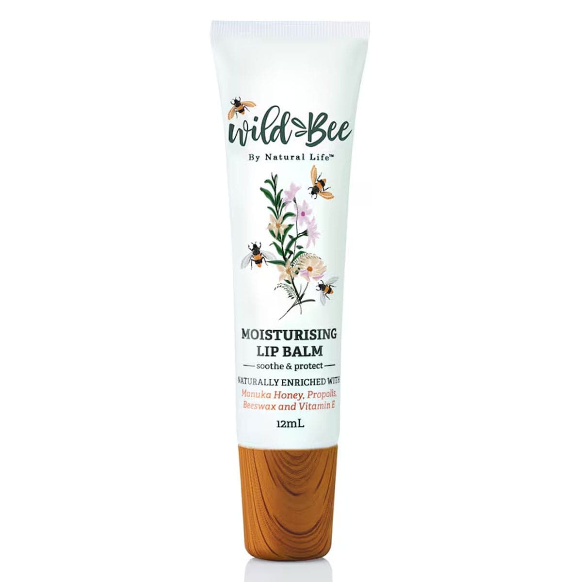 Wild Bee Moisturising Lip Balm 12ml