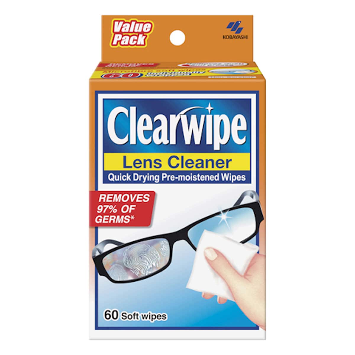 Clearwipe Lens Cleaner 60 Pack