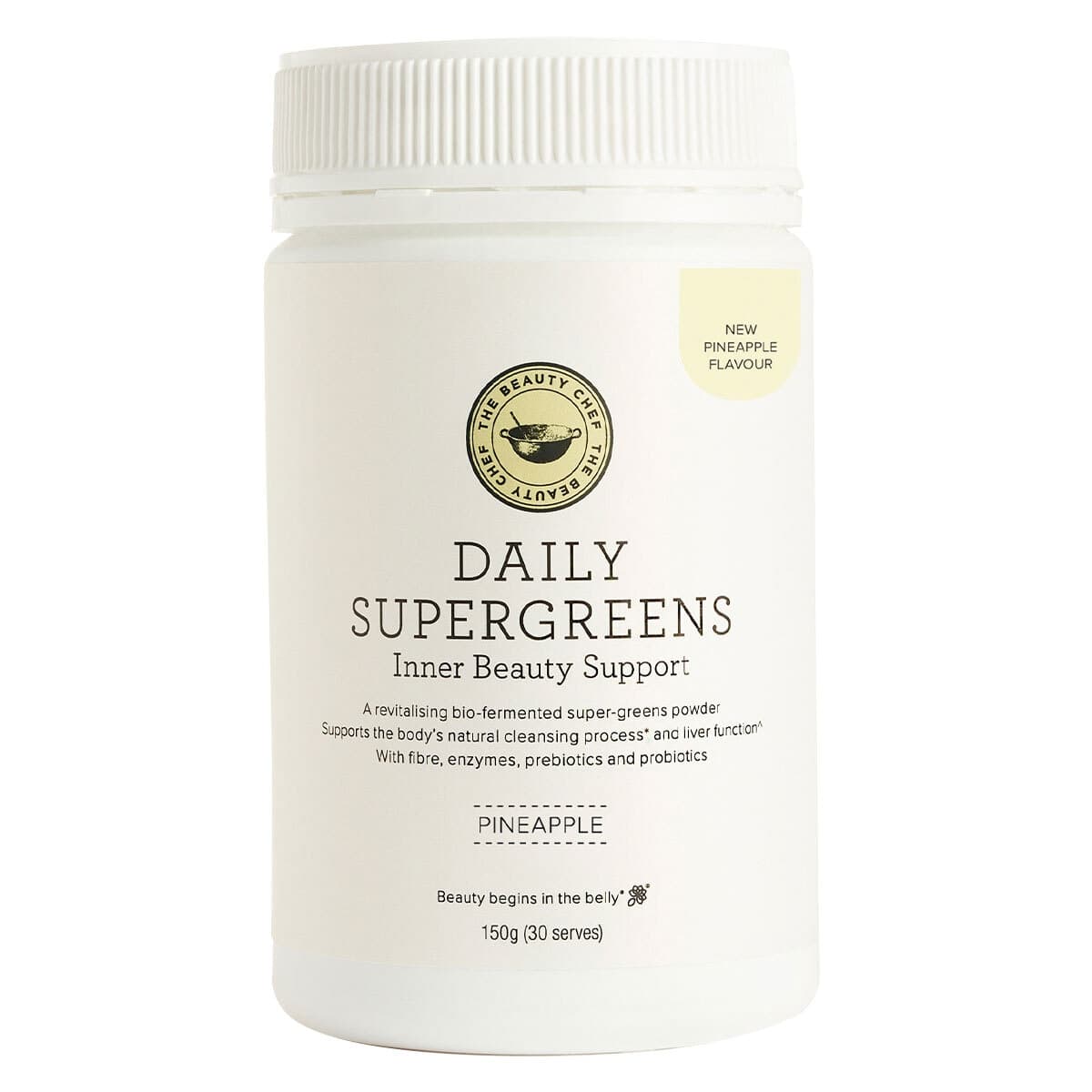 The Beauty Chef Daily Supergreens Inner Beauty Support Pineapple 150g