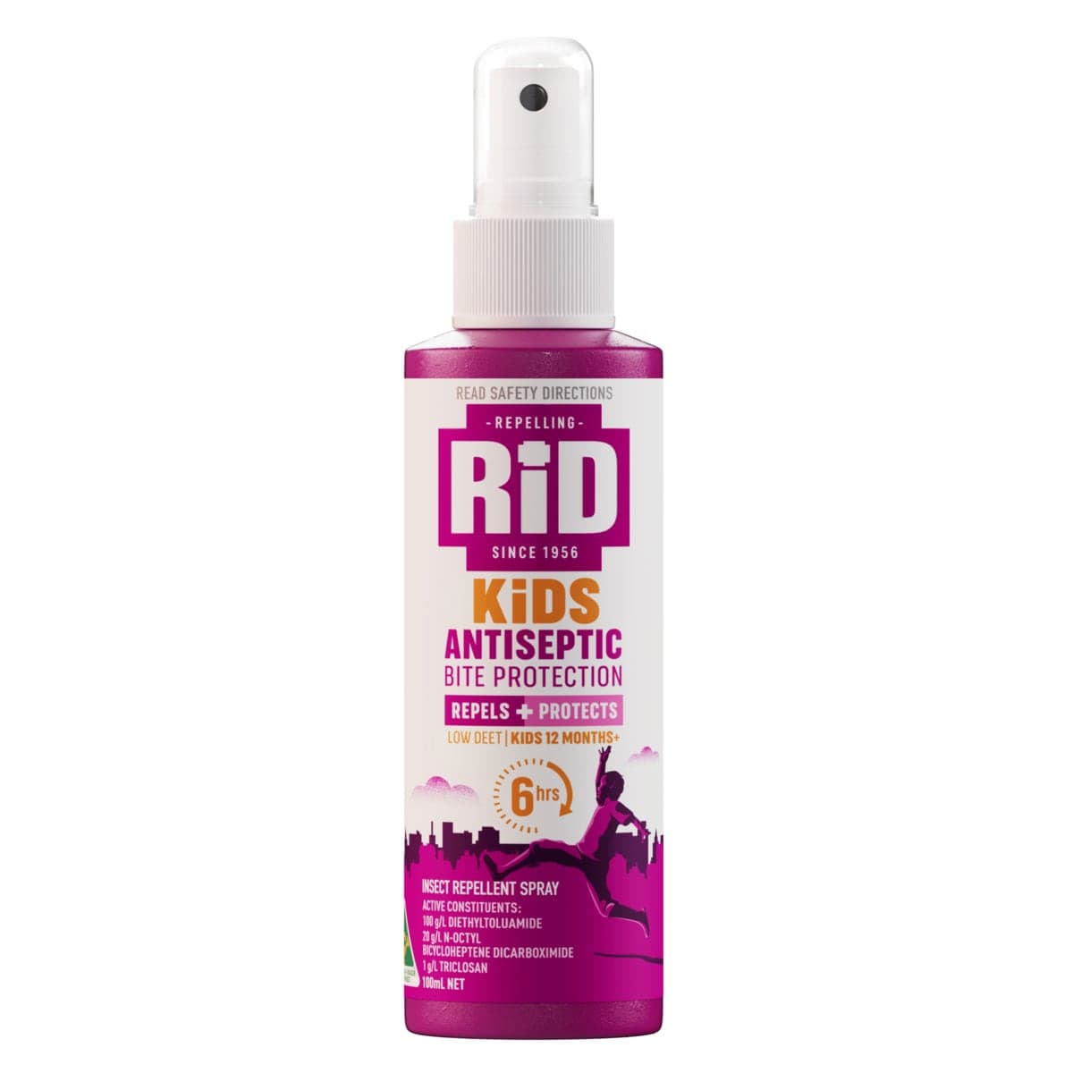 RID Medicated Kids Antiseptic Insect Repellent Spray 100ml
