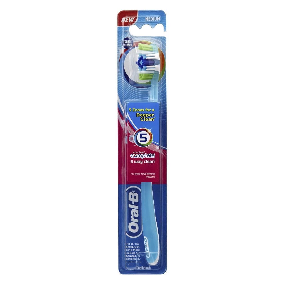 Oral B Complete 5 Way Clean Toothbrush Medium 1 Pack