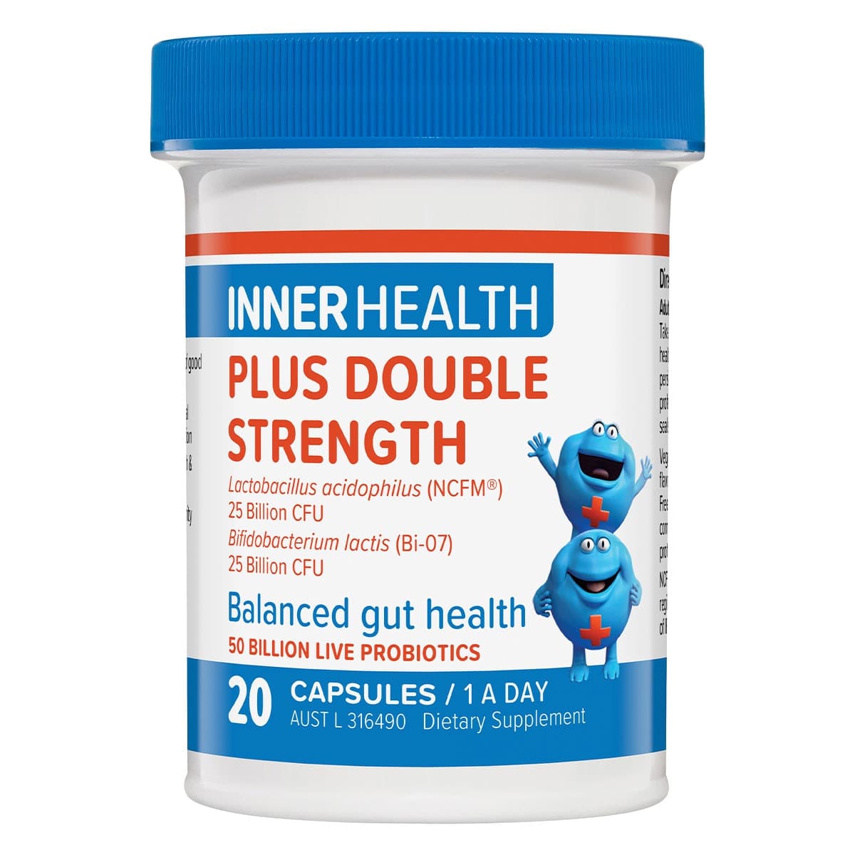 Inner Health Plus Double Strength Probiotics 20 Capsules