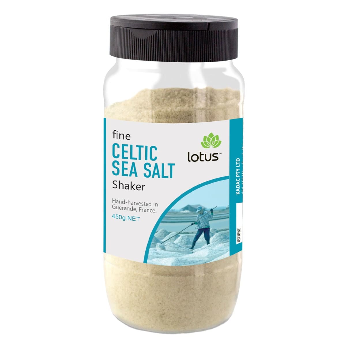 Lotus Fine Celtic Sea Salt Shaker 450g