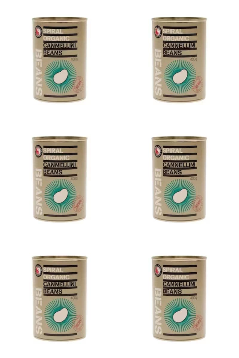 Spiral Organic Cannellini Beans 6 x 400g