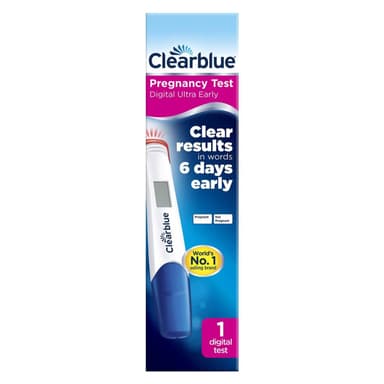 Clearblue Digital Ultra Early (6 Days) Pregnancy Test 1 Pack