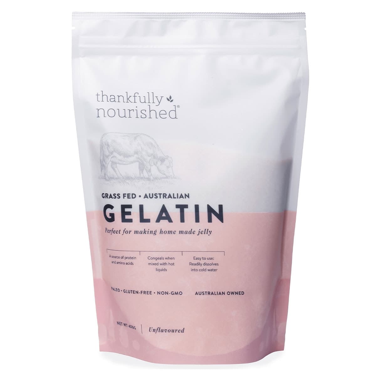 Thankfully Nourished Grass-Fed Australian Gelatin 400g