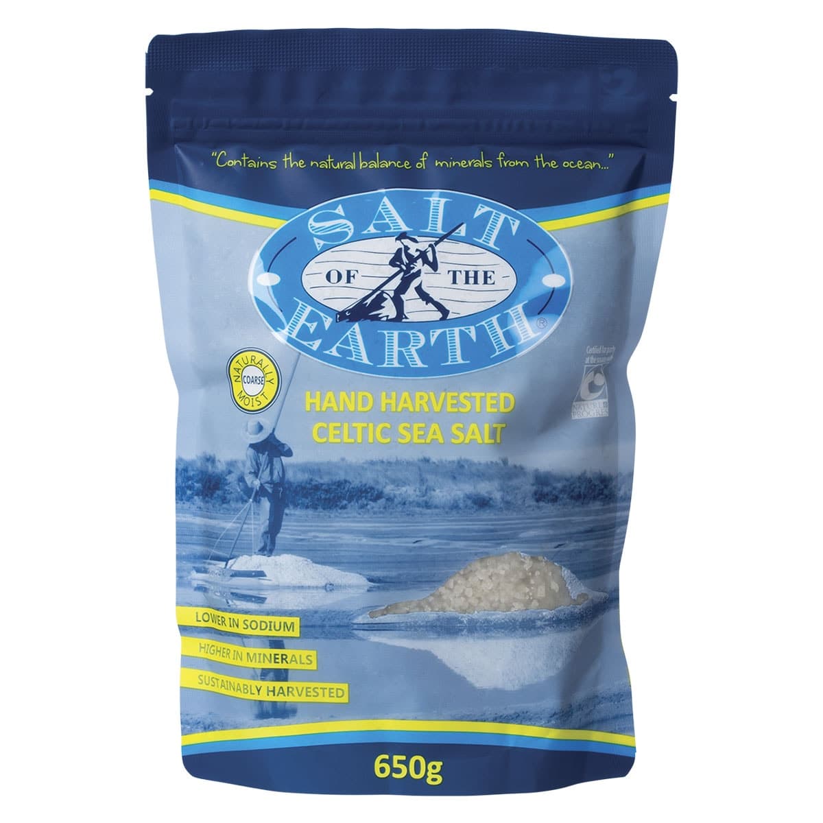 Salt Of The Earth Coarse Celtic Sea Salt 650g