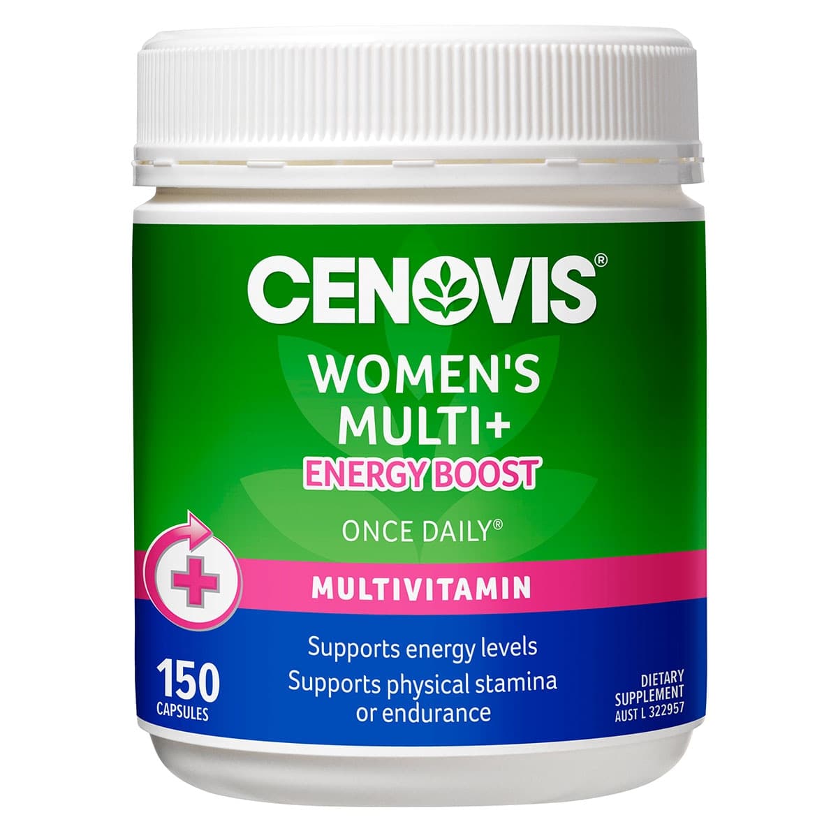 Cenovis Women's Multi+ Energy Boost 150 Capsules