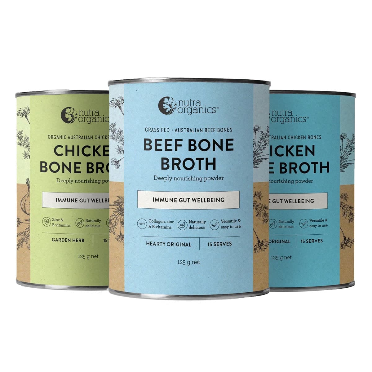 Nutra Naturals Best Selling Broth Powder Bundle