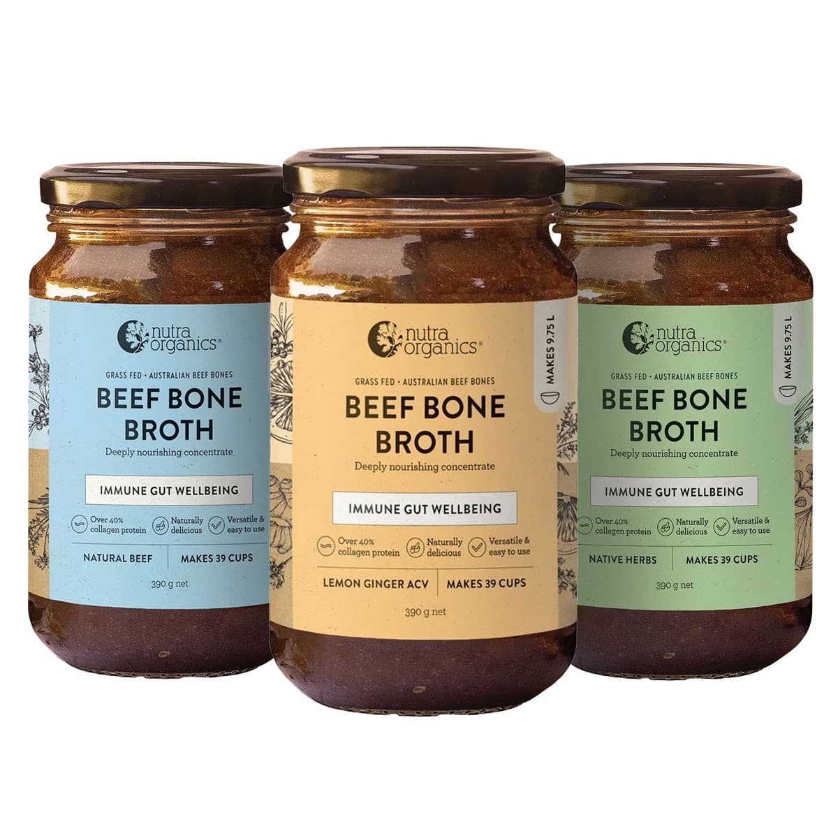 Nutra Naturals Beef Broth Concentrate Bundle