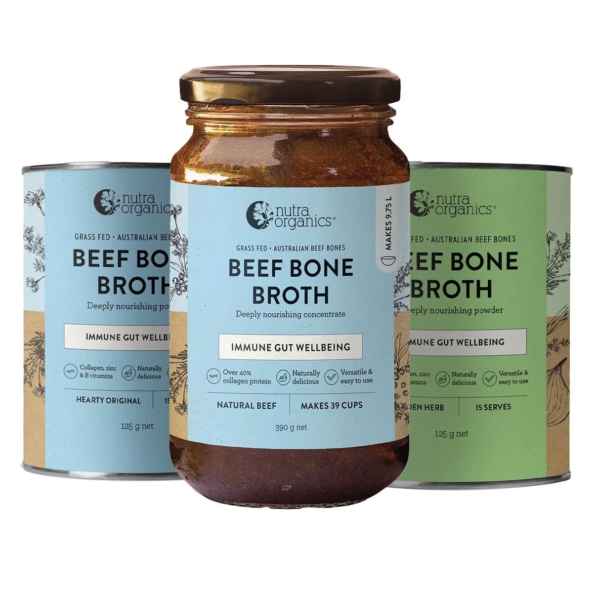 Nutra Naturals Best Selling Beef Broth Bundle