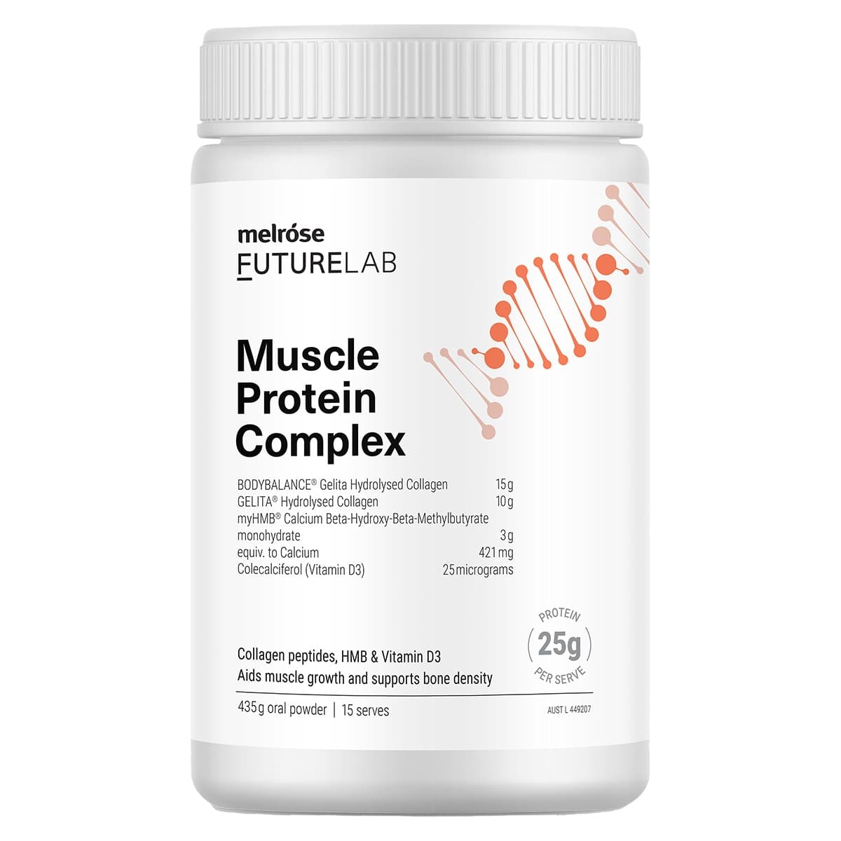 Melrose FutureLab Muscle Protein Powder Complex 435g