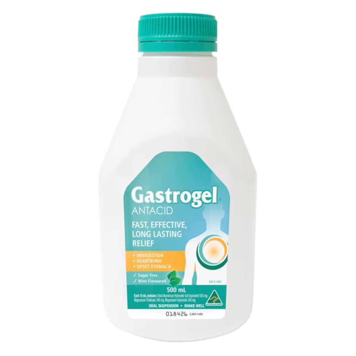 Gastrogel Antacid Liquid Mint 500ml