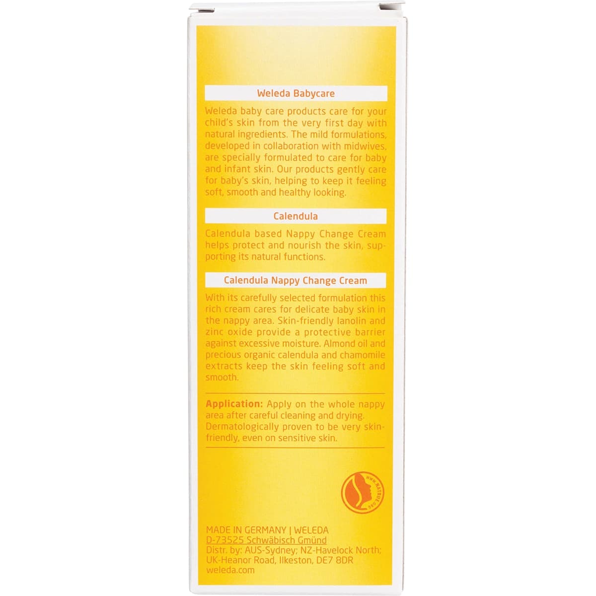 Weleda Calendula Baby Nappy Change Cream 75ml Healthylife