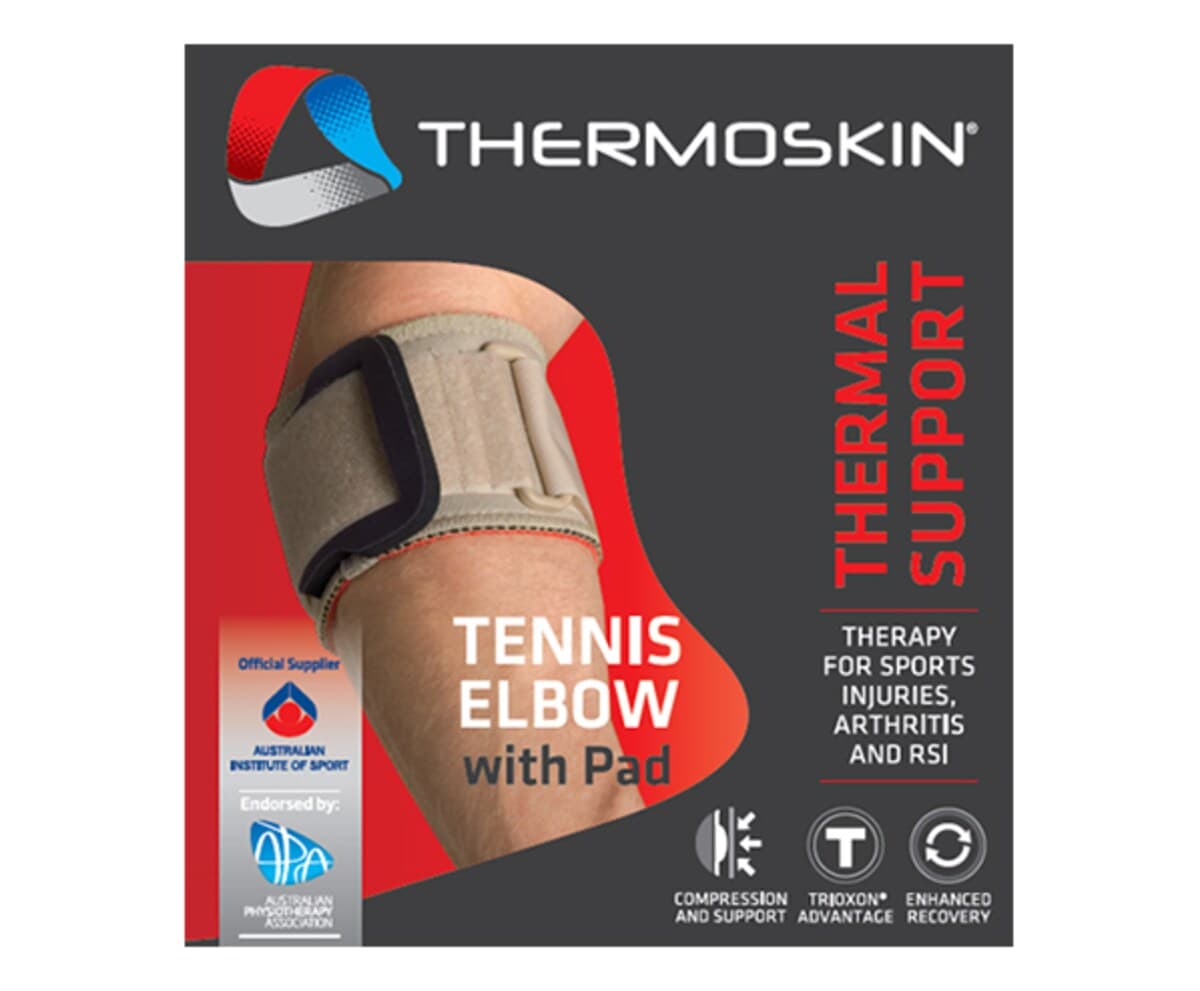 Thermoskin Tennis Elbow Strap With Pad Beige Xl Extra Small Brace