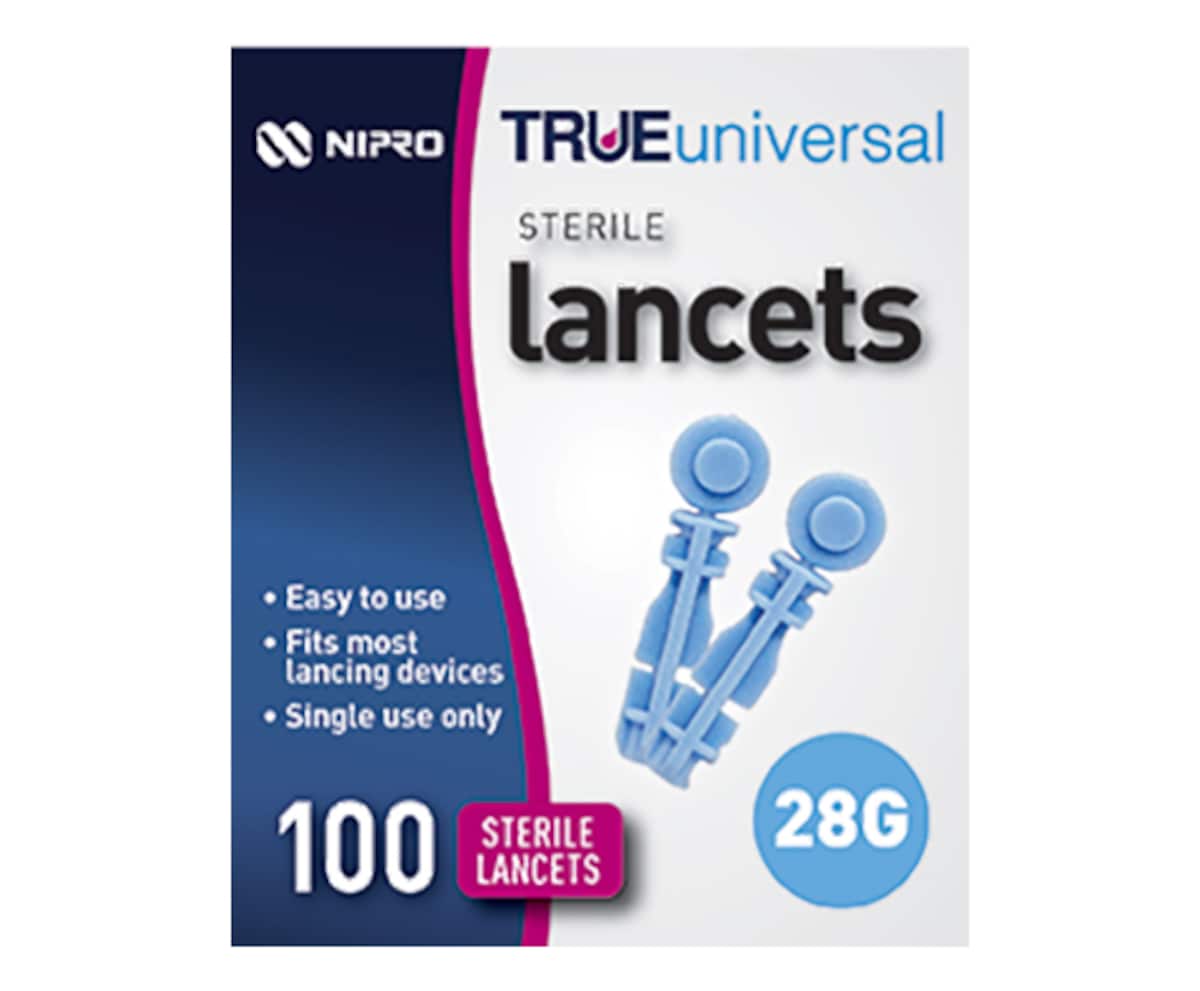 True Universal Lancets 100 Pack