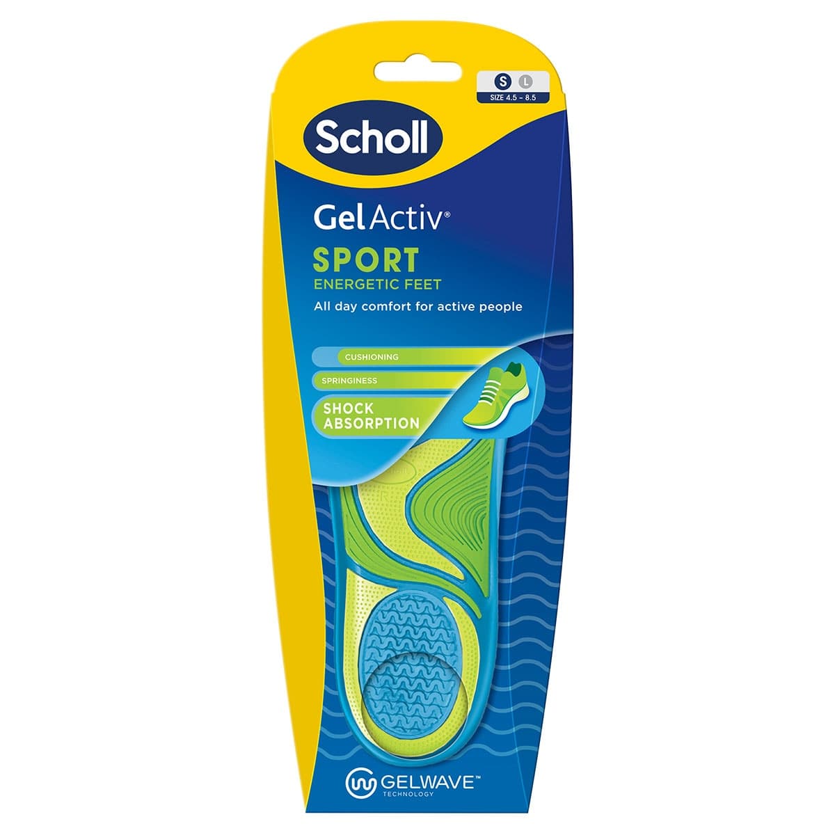 Scholl Gel Activ Sport Insoles Small 1 Pair