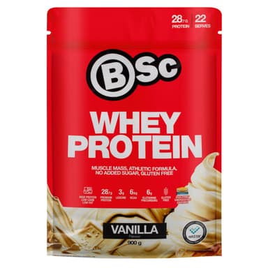 BSc Whey Protein Powder Vanilla 900g
