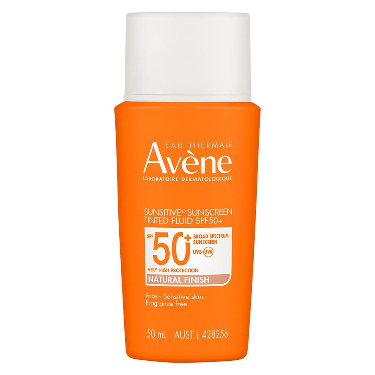 Avene Sunsitive Sunscreen Tinted Fluid SPF50+ - 50ml