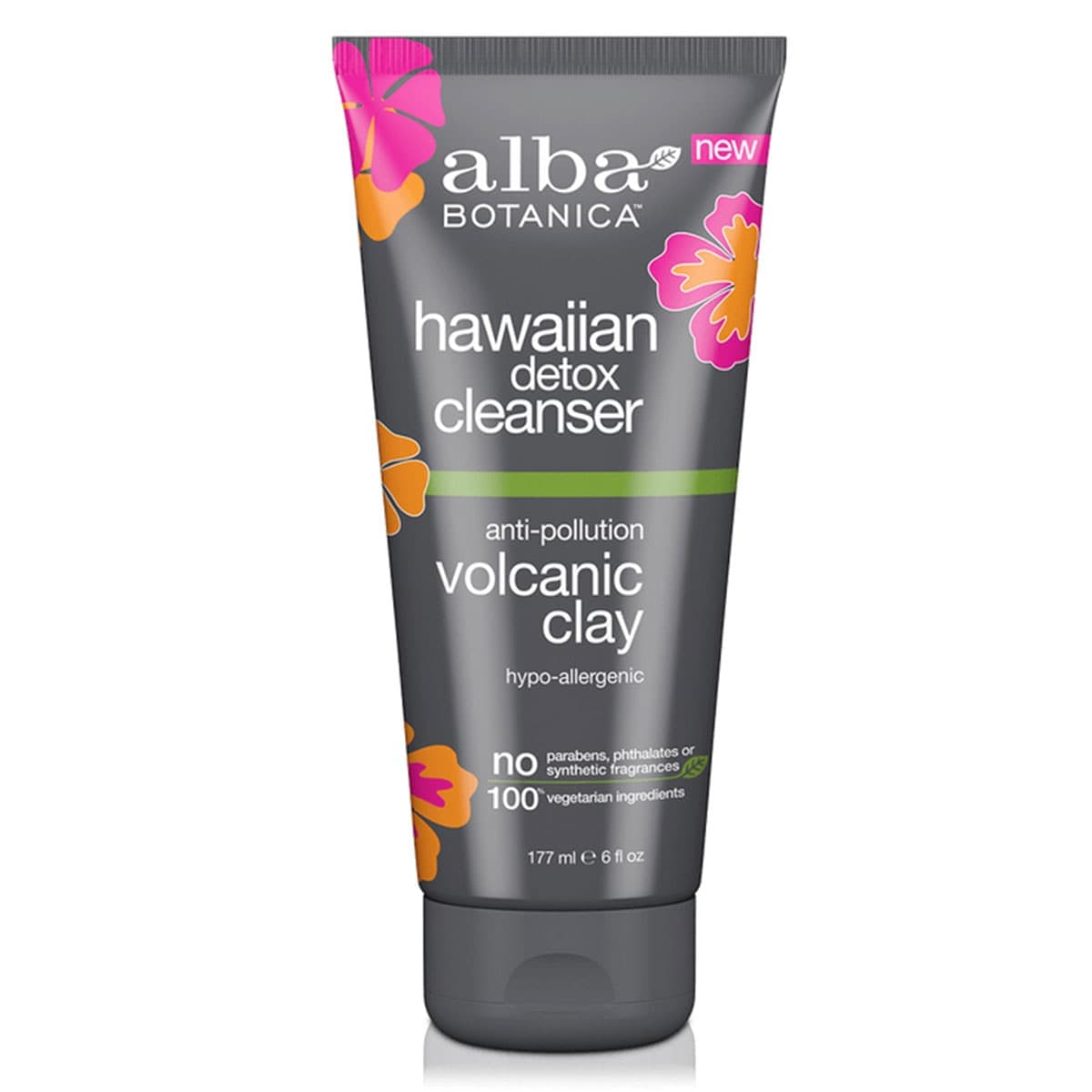 Alba Botanica Hawaiian Detox Facial Cleanser Volcanic Clay 177ml