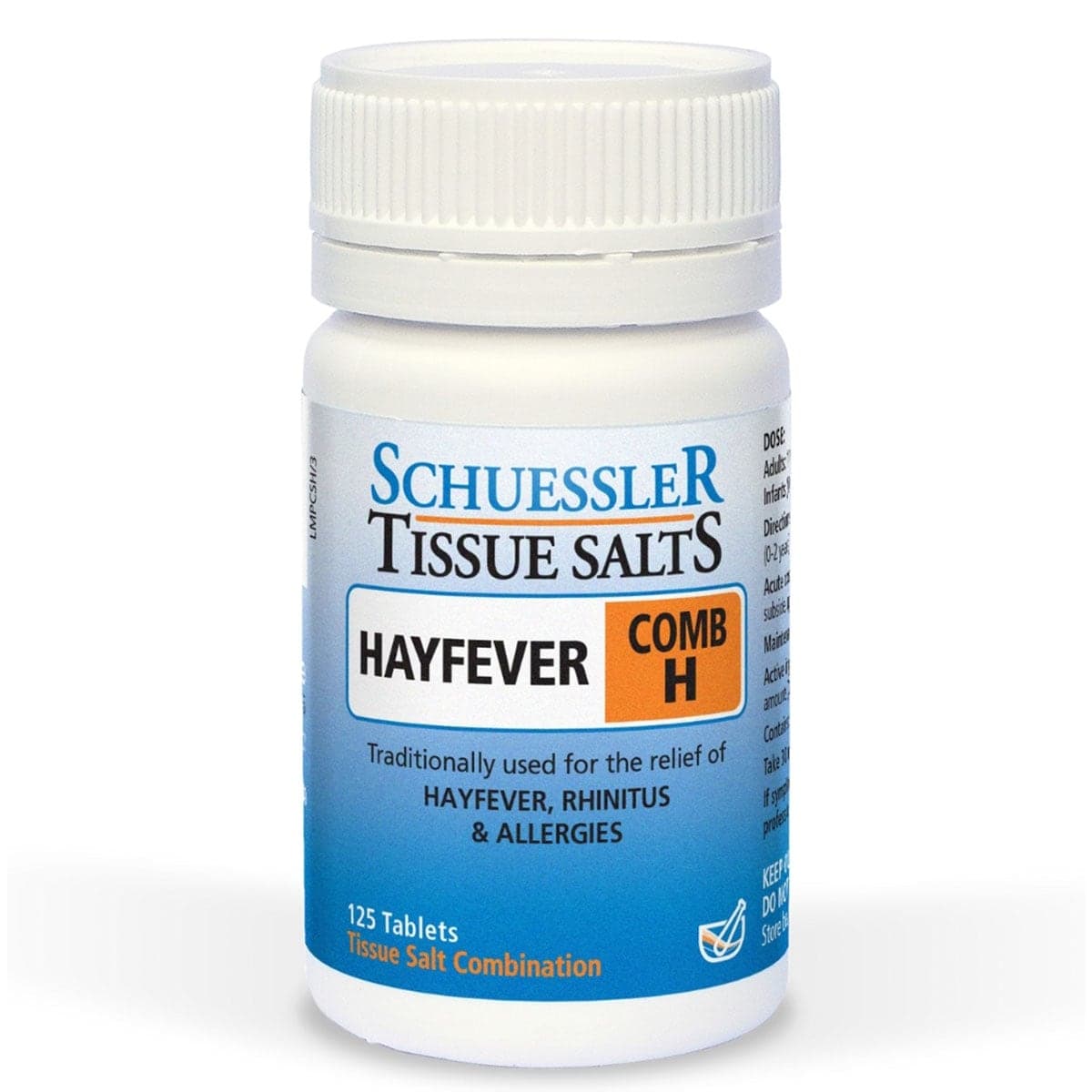 Schuessler Tissue Salts Comb H Hayfever 125 Tablets