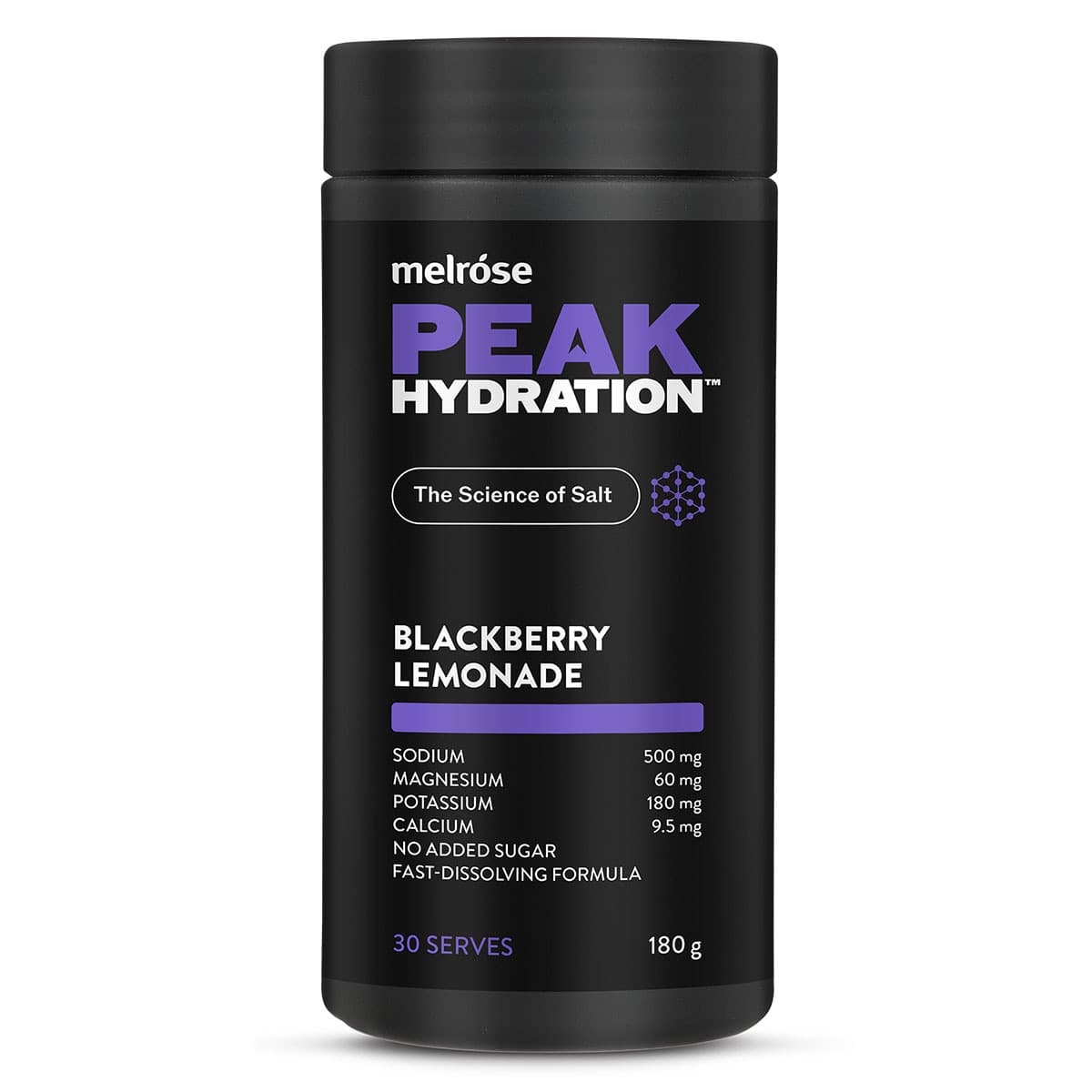 Melrose Peak Hydration Powder Blackberry Lemonade 180g
