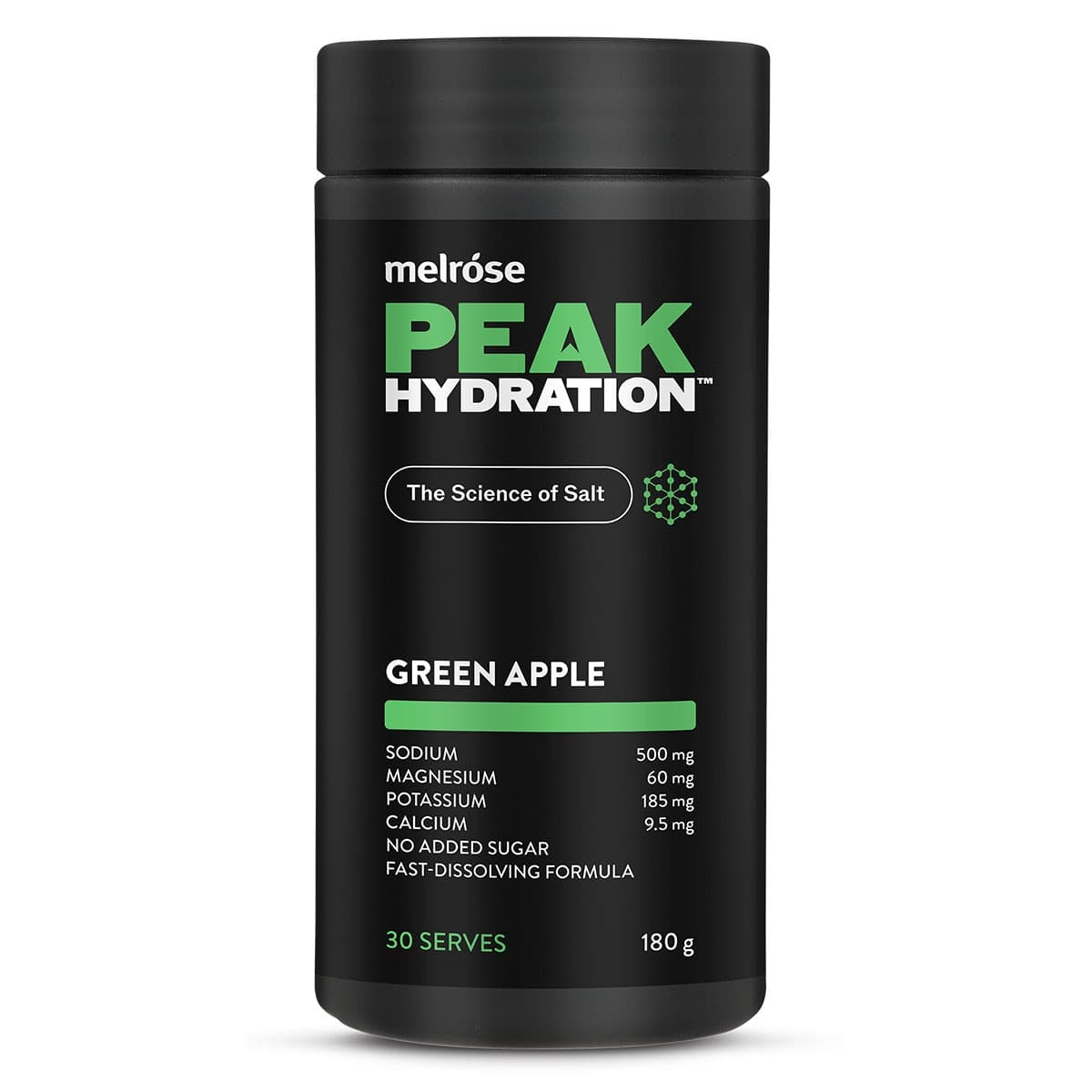 Melrose Peak Hydration Powder Green Apple 180g