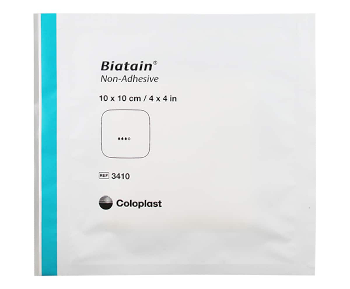 Biatain Non Adhesive Foam Dressing 10cm x 10cm 1 Pack