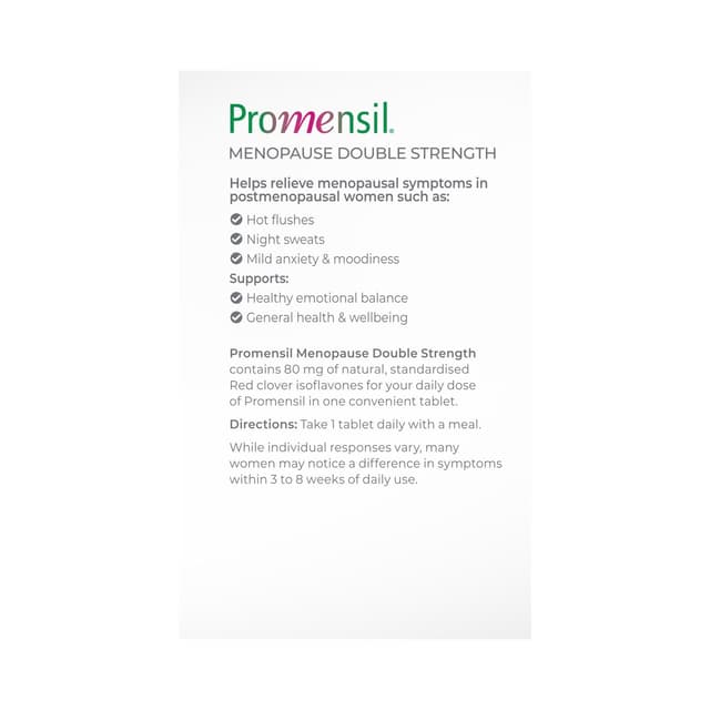 Promensil Menopause Double Strength 30 Tablets | Healthylife